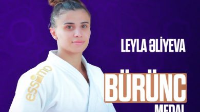 Abu Dhabi'de Leyla Aliyeva'dan bronz madalya