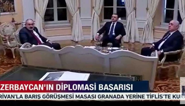 Azerbaycan ve Ermenistan Başbakanlarının görüşmesini "Haber Global": "Diplomatik başarı örneği..." (VİDEO)