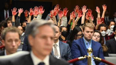 Filistin destekçileri Blinken'in Senato'daki konuşmasını bölerek slogan attı - VİDEO