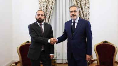 Hakan Fidan, Ararat Mirzoyan'la buluştu