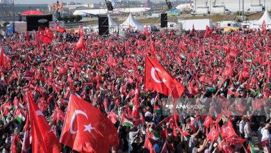 İstanbul'da "Büyük Filistin Mitingi" düzenlendi - FOTOĞRAF