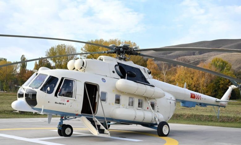 Özbekistan, iki Mi-8MTV askeri nakliye helikopterini Kırgızistan'a devretti