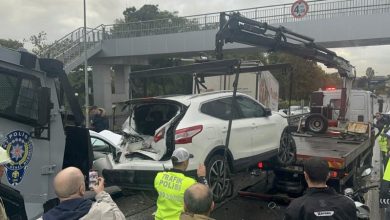 Türkiye'de zincirleme trafik kazası oldu, 1 kişi yaralandı - FOTOĞRAF