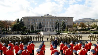 Azerbaycan, Karabağ savaşında kazanılan zaferin üçüncü yıldönümünü kutladı