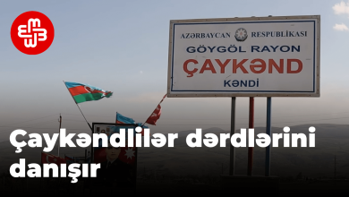 Chaykend sakinleri durumlarından şikayetçi