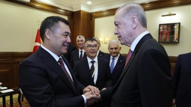 Erdoğan Astana'da Sadir Japarov ile görüştü