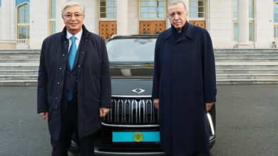 Erdoğan Tokayev'e "Togg"u takdim etti - FOTOĞRAF - VİDEO