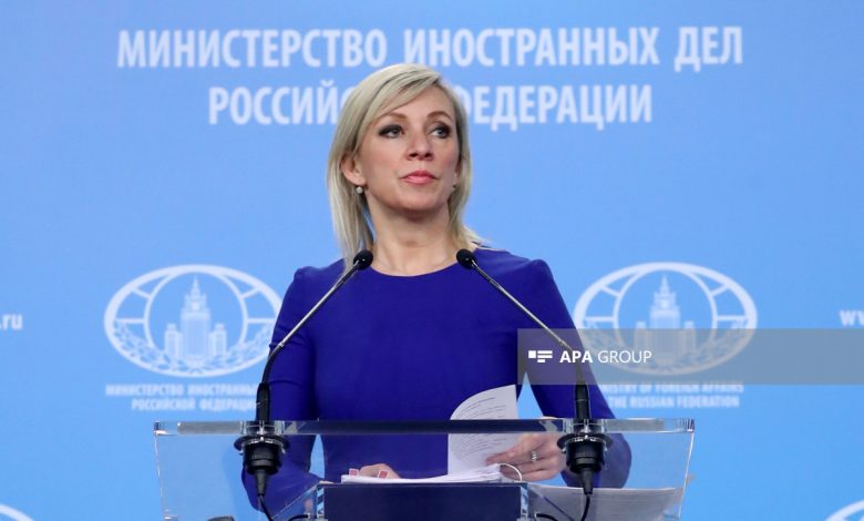 Zaharova: Fransa, Güney Kafkasya'da zedelenen siyasi itibarını yeniden canlandırmaya çalışıyor