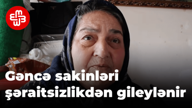 Gence: Sakinler su, gaz ve binanın kullanılamaz durumda olduğundan şikayet ediyor