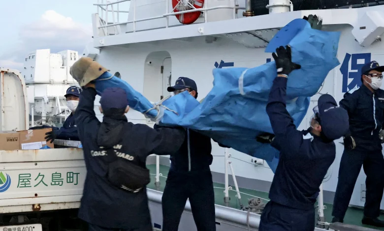 Japonya kıyılarına düşen ABD uçağının enkazı bulundu