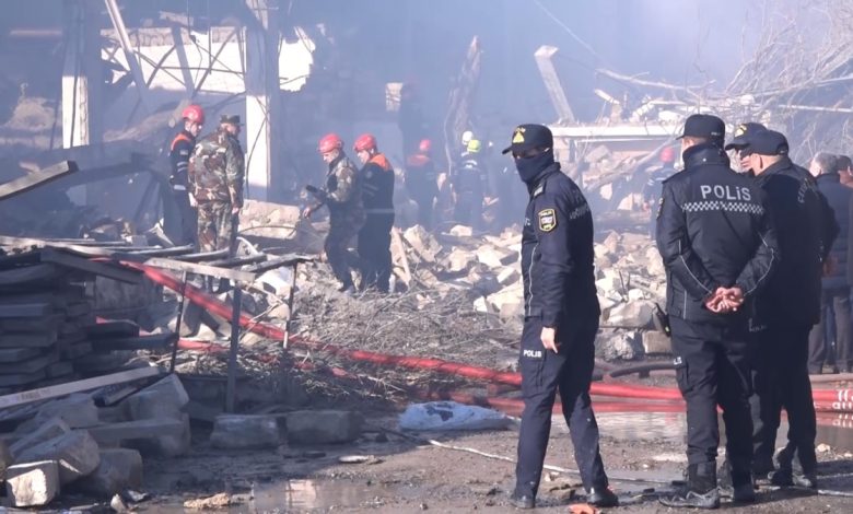 Bakü'de bir mobilya atölyesinde meydana gelen patlamada ölenlerin sayısı 6'ya yükseldi