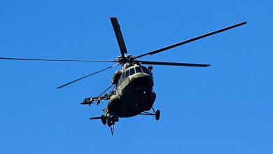 Bişkek'te Mi-8 askeri helikopteri düştü