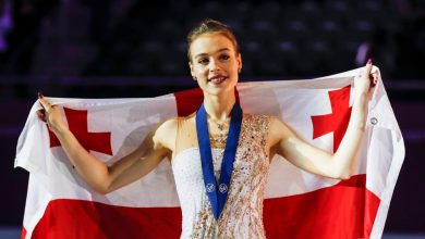 Gürcü patenci Anastasia Gubanova Avrupa Şampiyonası'nda gümüş madalya kazandı