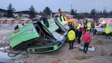 İran'da trafik kazası oldu, ölü ve yaralılar oldu