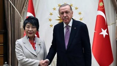 Japonya Dışişleri Bakanı Türkiye Cumhurbaşkanı ile görüştü