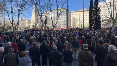 Madrid'de 45 bin kişi Başbakan'ı ve ayrılıkçıların affını protesto etti