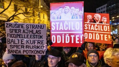 Slovakya'da Fico'ya karşı protestolar düzenlendi, Bratislava'da rekor sayıda insan sokaklara çıktı