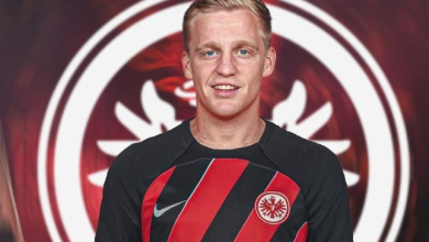 Van de Beek Eintracht'ta - Resmi