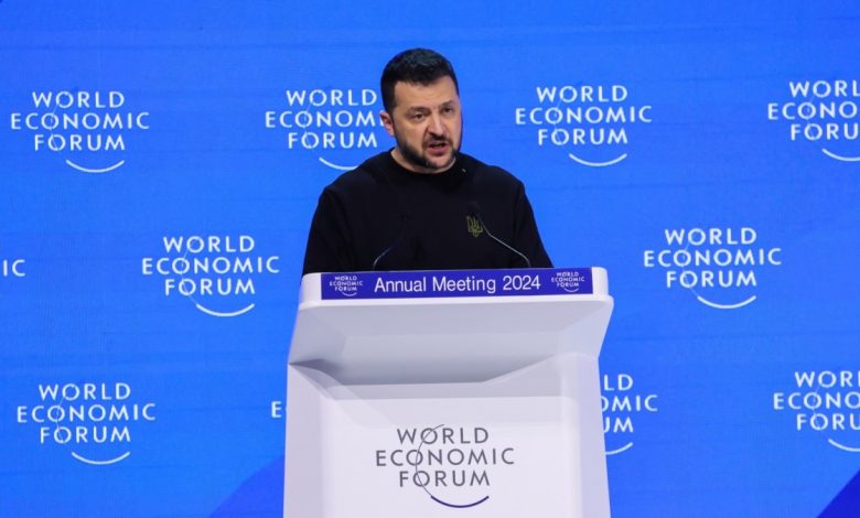 Vladimir Zelensky Davos'taki ekonomik forumda konuştu