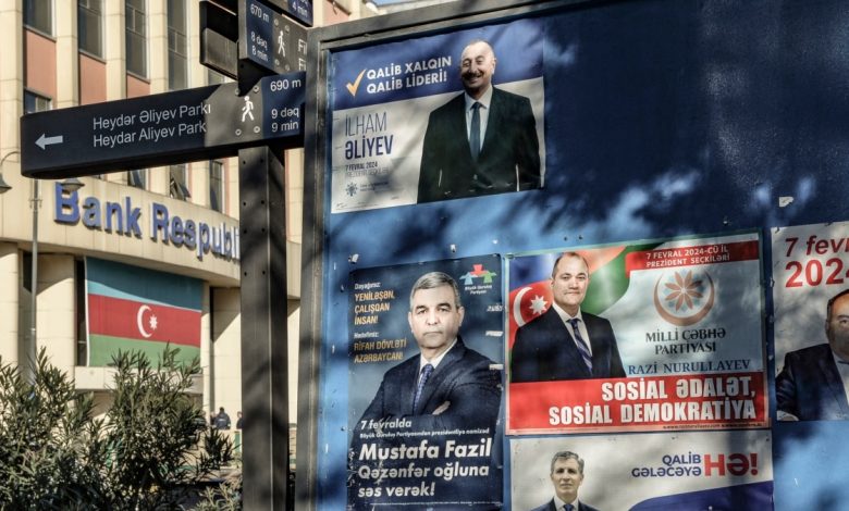 Azerbaycan'da erken cumhurbaşkanlığı seçimi yapılıyor