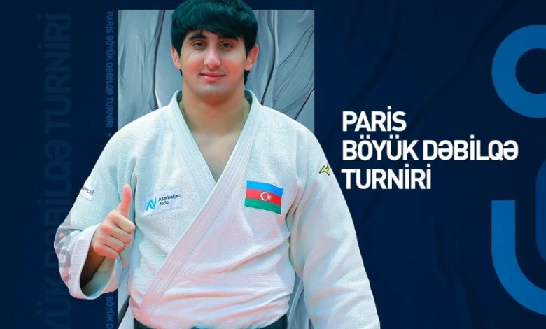 Azerbaycanlı bir judocu daha Paris'te gümüş madalya kazandı