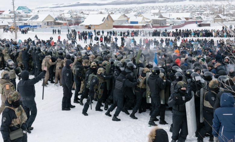 Başkurdistan'da Fail Alsynov'a destek protestoları nedeniyle 34 kişi gözaltına alındı