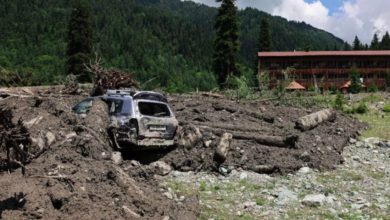 Gürcistan'da heyelan sonucu 9 kişi hayatını kaybetti