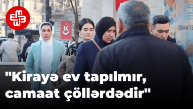 "Kiralanacak ev yok, halk çölde"