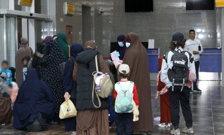 Suriye'den 71 çocuk ve 28 kadın Kırgızistan'a iade edildi