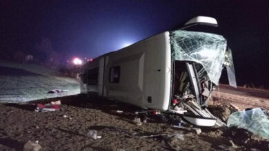 Türkiye'de otobüs kaza yaptı, 18 kişi yaralandı