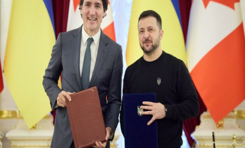 Zelensky ve Trudeau güvenlik anlaşması imzaladı