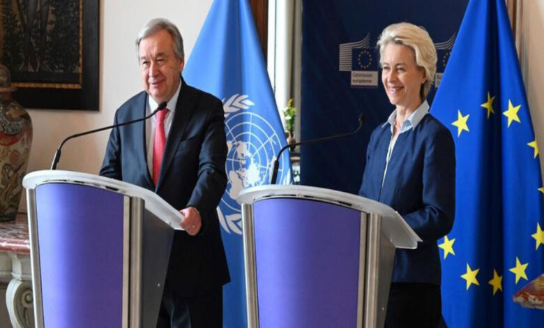 Guterres Brüksel'de Ursula von der Leyen ile görüşecek