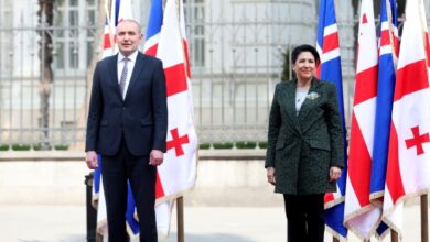 İzlanda Devlet Başkanı Gürcistan'a geldi ve kendisine Guduna Ivanishvili denilmesini istedi