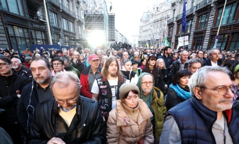 Yulia Navalnaya'nın çağrısı Budapeşte'deki muhalefet mitinginde gösterildi