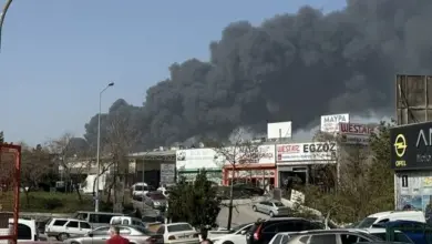 Ankara'da şiddetli yangın çıktı