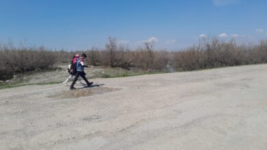 Göyçay'da off-road: "Bu yola ne sinirler ne de arabalar dayanabilir..."