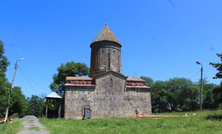 Güney Osetya'da cumhuriyetin en eski kiliselerinden biri yenileniyor