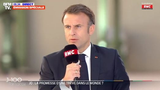 Macron, İran'ın İsrail'e saldırısını yetersiz buldu