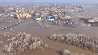 Rusya'nın Orenburg bölgesindeki sel nedeniyle yaklaşık 17 bin kişi tahliye edildi