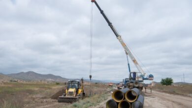 Cəbrayıl şəhərində içməli və tullantı su infrastrukturları yaradılır (VİDEO)