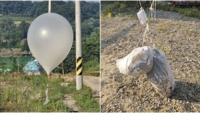 Kuzey Kore, Güney Kore'ye atık dolu balonlar gönderdi