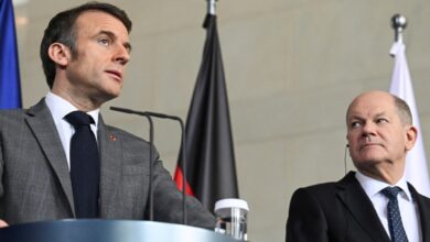 Macron ve Scholz Gürcistan'daki duruma ilişkin ortak açıklama yayınladı