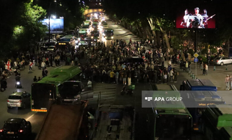 Tiflis'teki protesto eyleminde 8 sivil yaralandı - VİDEO - GÜNCELLEME-2