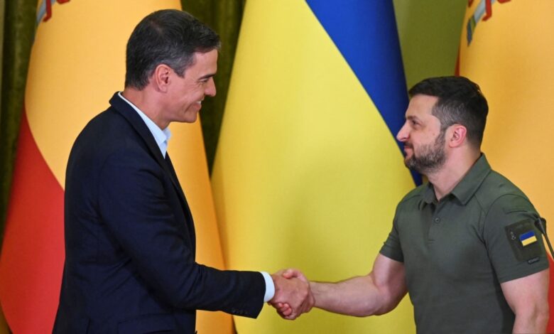 Ukrayna Cumhurbaşkanı Zelensky İspanya'yı ziyaret etti