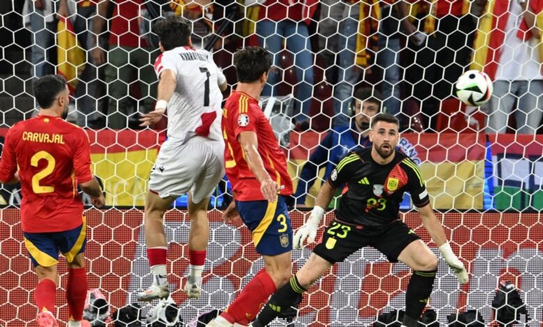 EURO 1/8 final maçında Gürcistan ile İspanya skoru 1:1 eşitledi