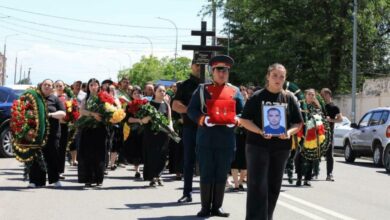 Güney Osetya, Ukrayna'da hayatını kaybeden Alan Tigiev'e veda etti