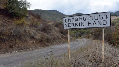 Rus sınır muhafızları Ermenistan-Azerbaycan sınırındaki Nerkin And Dağları bölgesini terk etti