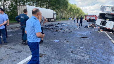 Rusya'da meydana gelen trafik kazasında 8 kişi öldü, 13 kişi yaralandı