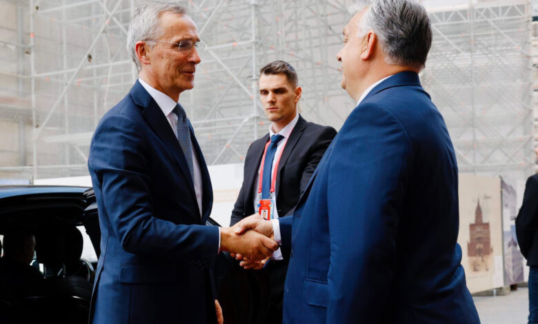 Stoltenberg Orban'la görüştü