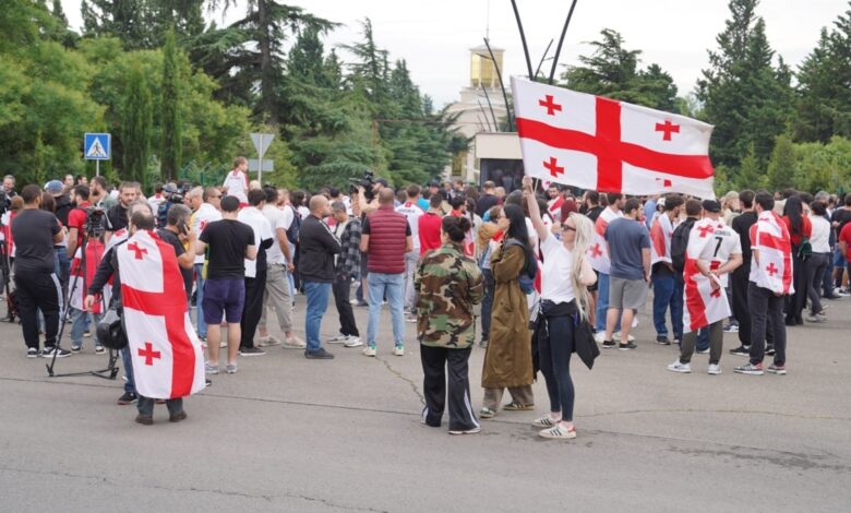 Gürcistan milli futbol takımı Almanya'dan Tiflis'e döndü